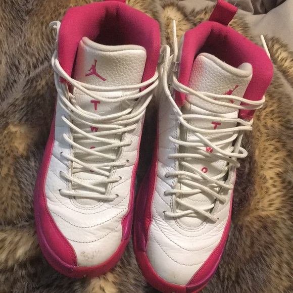 Retro 12 Pink n Grey - Picture 3 of 4